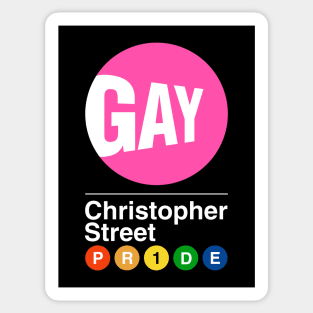 Gay Pride NYC Subway Sticker